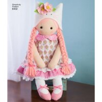 S8402 Kleidung Puppen, Simplicity