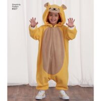 S8527 Kostüme Tiere Overall, Simplicity