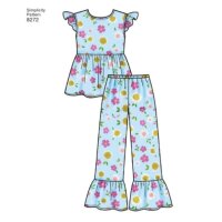 S8272 Schlafkleidung Robe, Simplicity