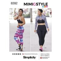 S8392 Damen Shirt Leggings BH mini, Simplicity