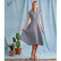 S8384 Damen Top Kleid, Simplicity