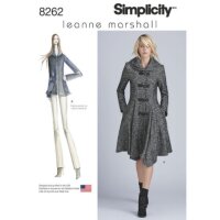 S8262 Damen Mantel Jackett, Simplicity