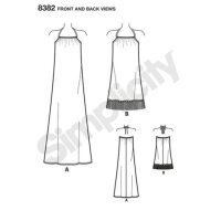 S8382 Damen Kleid, Simplicity