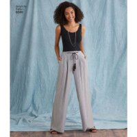 S8389 Krawatte Damen Hose Gürtel, Simplicity