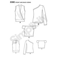 S8386 Damen Top, Simplicity