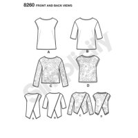 S8260 Damen Top, Simplicity