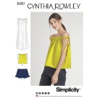 S8381 Damen Top Kleid, Simplicity