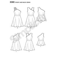 S8380 Damen Top Kleid, Simplicity