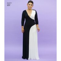 S8291 Damen Kleid, Simplicity