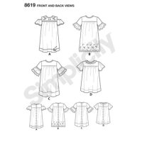S8619 Einfach Kleid, Simplicity