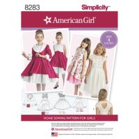 S8283 Kleid Mädchen Jackett, Simplicity