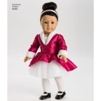 S8280 Kleidung Puppe Mädchen, Simplicity
