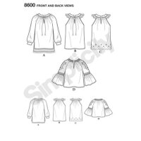 S8600 Damen Top Pullover, Simplicity