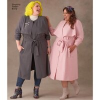 S8472 Mantel Damen, Simplicity