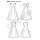 S8592 Damen Kleid, Simplicity
