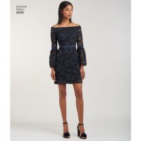 S8599 Damen Kleid, Simplicity