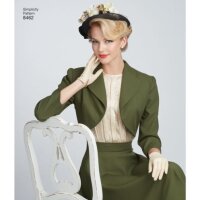 S8462 Damen Shirt Bolero Bluse, Simplicity