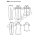 S8341 Damen Top Leggings Kleid, Simplicity