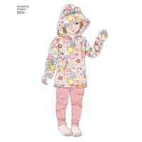 S8224 Tops Hose Robe, Simplicity