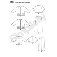 S8464 Damen Shirt Jackett, Simplicity