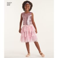S8349 Kleid Mädchen Jäckchen, Simplicity