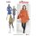 S8469 Damen Mantel Weste, Simplicity