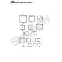 S8226 Einfach Kissen, Simplicity