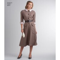 S8251 1950er Damen Kleid, Simplicity