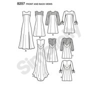 S8257 Damen Kleid Kleidchen, Simplicity