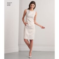 S8258 Damen Kleid Plus, Simplicity