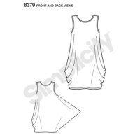 S8379 Damen Kleid, Simplicity