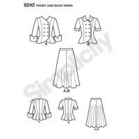 S8242 Kleid Plus, Simplicity