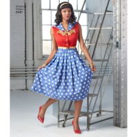 S8481 Damen Kleid, Simplicity