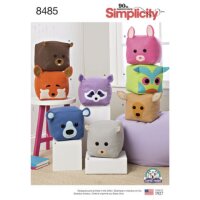 S8485 Tiere, Schnittmuster von Simplicity