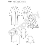 S8554 Mantel Jackett Damen, Simplicity