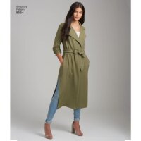 S8554 Mantel Jackett Damen, Simplicity