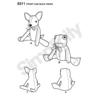 S8311 , Schnittmuster von Simplicity