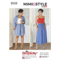 S8558 Damen, Schnittmuster von Simplicity