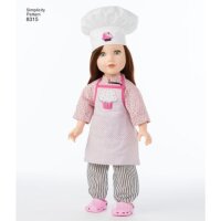 S8315 Kleidung Puppe, Simplicity