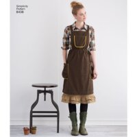S8438 Damen Unterrock Trägerkleid, Simplicity