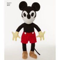 S8541 Micky Maus, Pluto Schnittmuster