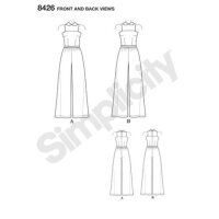 S8426 Damen Overall Plus, Simplicity