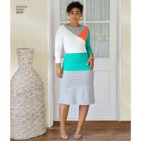 S8547 Damen Kleid, Simplicity