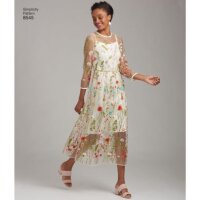 S8545 Damen Top Kleid, Simplicity