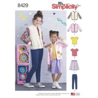 S8429 Shirt Top Leggings Jackett, Simplicity