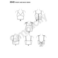 S8549 Damen Tops BH, Simplicity
