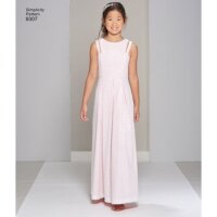 S8307 Mädchen Kleid Plus Projekt, Simplicity