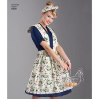 S8669 Damen Schürzen, Simplicity