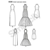 S8330 Damen Shirt Kleid, Simplicity