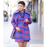 S8451 Damen Mantel Kleid, Simplicity